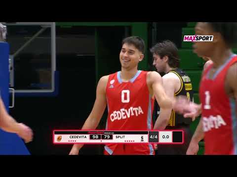 CEDEVITA JUNIOR vs SPLIT 98:79 (3. kolo, SuperSport Premijer liga 25/26)