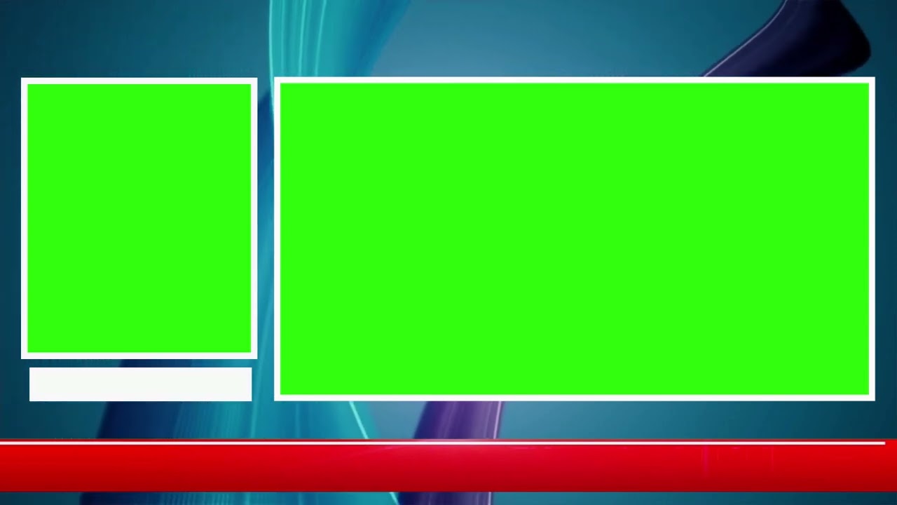 2 windo news green screen video