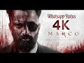 MARCO MOVIE WHATSAPP STATUS 4K Marco Marco Telugu Telugumovies Kerala Thamil