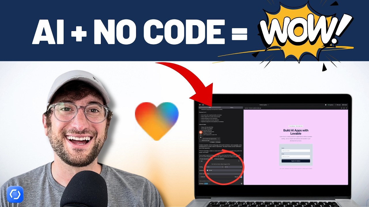 Lovable's brand new feature: AI app generation with visual editing (first look)