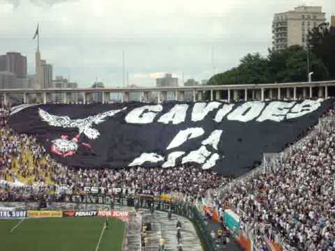 Corinthians 3 x 2 Avaí (22/11/2008) - Bandeirão da Gaviões da Fiel