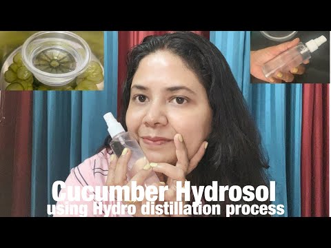 How to make cucumber hydrosol at home using Hydro distillation or Steam distillation method