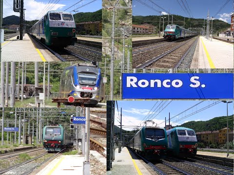 ARRIVI PARTENZE E TRENI IN TRANSITO A RONCO SCRIVIA