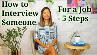 How to Interview Someone - How to Recruit a Good Job Candidate (4 of 5)