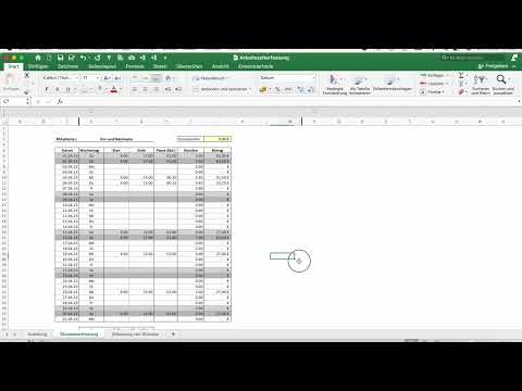 Free Excel time tracking template
