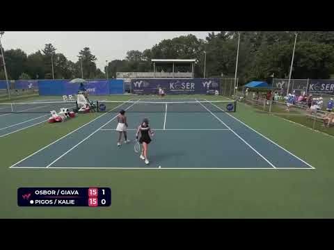 Haley Giavara/Alexandra Osborne v Laura Pigossi/Elvina Kalieva - 6.8.25