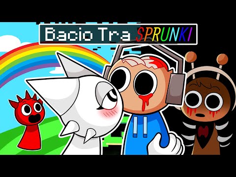 BACIO tra SPRUNKI su MINECRAFT!