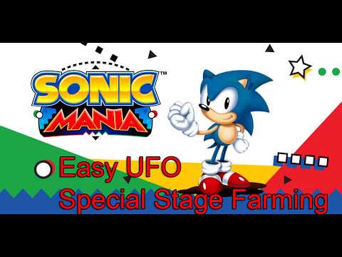 Sonic Mania - Easy UFO Special Stage Farming