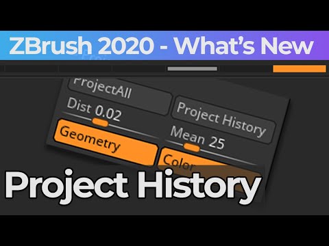 011 Zbrush 2020 Project History