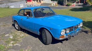 Probando un Alfa Romeo GTV 1970 en las Montañas de San Sebastian Puerto Rico