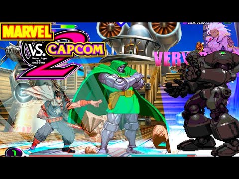 DUCVADER VS STRIDER-DOOM!! PURO SPAM SABROSO EN MARVEL VS CAPCOM 2!! 🔥🔥🔥