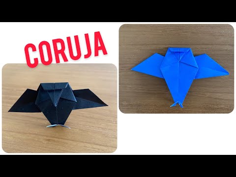 Coruja de origami