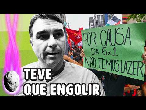 FLÁVIO BOLSONARO MUDA O DISCURSO QUE MUDOU ONTEM SOBRE A 6X1 PARA AGRADAR EMPRESÁRIOS | PLANTÃO