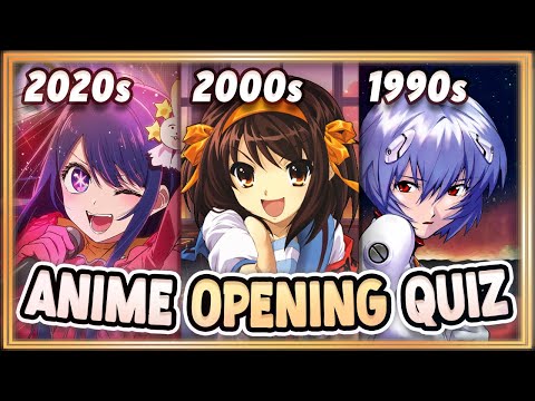 GUESS THE ANIME OPENING [2024 - 1990] 50 Openings