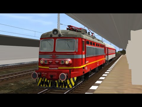 Trainz 12: Gorna Oryahovitsa - Byala - Gorna Oryahovitsa with regional train and locomotive 44 099
