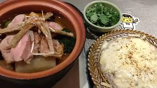 スープカレーしゃば蔵のラムのたたき羊骨スープカレーとジンギスカンのジンくんとジンさん