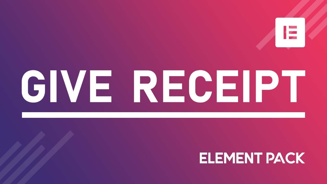 Give Receipt Video Thumbnail