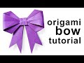 Origami - How to fold a paper Bow/Ribbon ♥︎ Paper Kawaii