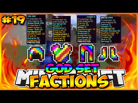 R0yal MC - "MY FULL 9 LORE GOD SET!" Minecraft Factions Cosmic Pvp Pleb Planet #19