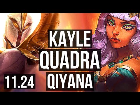 KAYLE vs QIYANA (MID) | Quadra, 300+ games | BR Diamond | 11.24