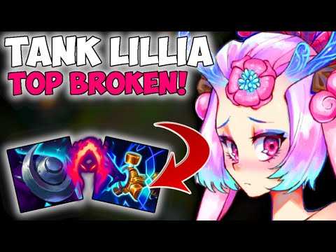 TANK LILLIA TOP DESTROYS DARIUS??? - League of Legends