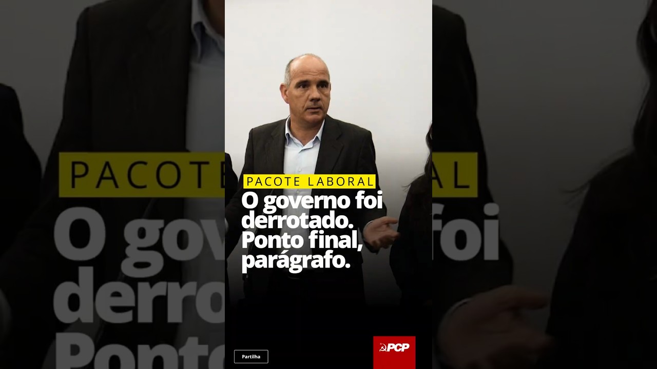 📌Pacote Laboral: O Governo foi derrotado. Ponto final, parágrafo.