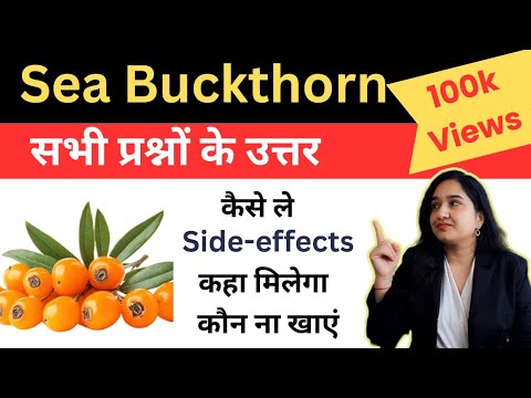 Sea buckthorn - Doses, Side effects in hindi | Sea Buckthorn Benefits Review