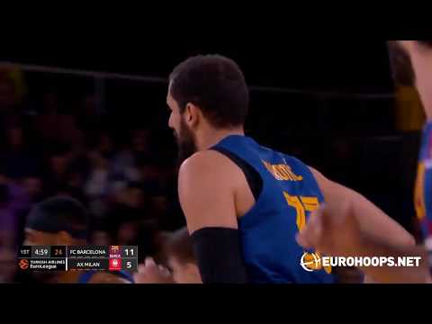 FC Barcelona - AX Armani Exchange Milan 84-80: Nikola Mirotic (15 points)