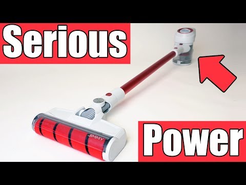 Jimmy JV51 Cordless Stick Vacuum Review - This Vacuum is POWERFUL! Video