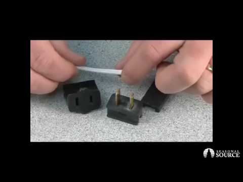 Using Male and Female Slide-On Quick Connect Plugs