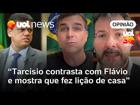 Tarcísio contrasta com Flávio e mostra que fez lição de casa, analisa Beto Vasques