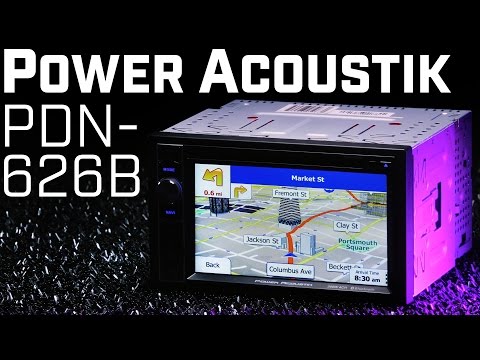 Power Acoustik PDN-626B Double DIN Navigation