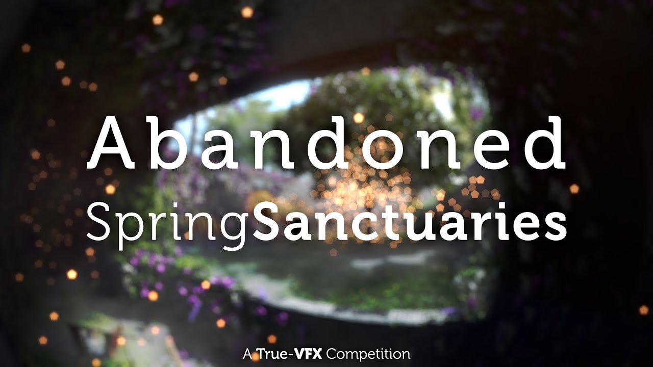 🎨🌸 FREE BLENDER CHALLENGE: abandoned spring sanctuaries