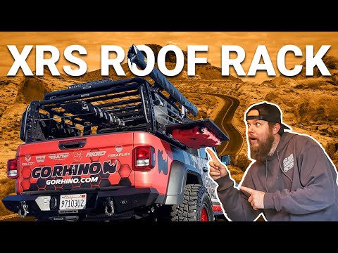 ALL NEW XRS Overland Rack from Go Rhino on 2020 Jeep Gladiator