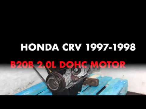 USED 1997-1998 JDM B20B 2.0L DOHC MOTOR LONG BLOCK FOR HONDA CRV: video still