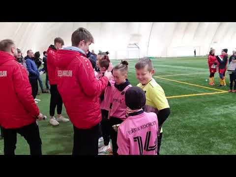 Ślęza Trophy Cup 2023 - dekoracja drużyn i zwycięzcy Iskry Kochlice 21.01.2023