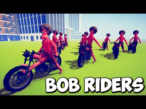 🏍️10x Bob Riders vs EVERY FACTION - Totally Accurate Battle Simulator TABS