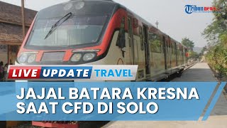 Hanya Ada di Solo! Jalan-jalan di CFD Makin Asyik dengan Naik KA yang Berjalan di Tengah Kota