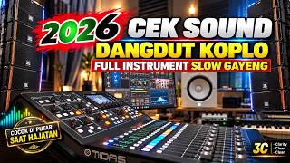 Download lagu CEK SOUND DANGDUT KOPLO FULL BASS GLERR TERBARU 2026 | INSTRUMENT KALEM COCOK DI PUTAR SAAT HAJATAN mp3 Download lagu CEK SOUND DANGDUT KOPLO FULL BASS GLERR TERBARU 2026 | INSTRUMENT KALEM COCOK DI PUTAR SAAT HAJATAN mp3