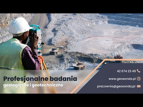Geo-Sonda Pracownia geologiczna. Geologia inżynierska, geotechnika - video