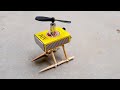 How To Make Helicopter Matchbox Helicopter Using Waste Matchbox RC Helicopter
