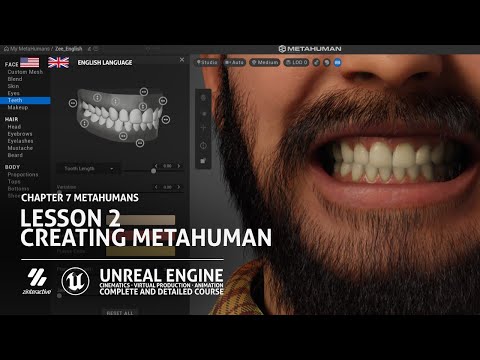 Creating Metahuman | Lesson 2 | Chapter 7| Unreal Engine Cinematics Full Course