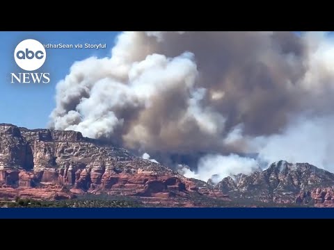 Wildfires rage in Utah and Colorado