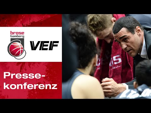 Pressekonferenz Brose Bamberg vs. VEF Riga 91:53