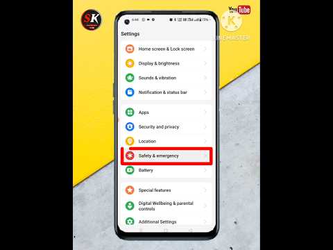 Emergency SOS setting in android phone / Kaise use kare#short
