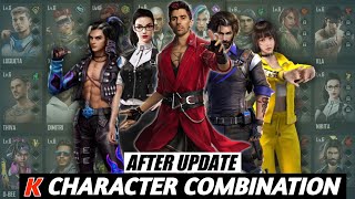K CHARACTER COMBINATION || After update K character new combination || Best K combination 2022 !!!