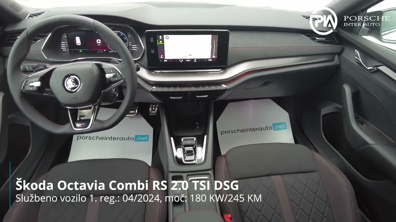 Škoda Octavia Combi RS 2.0 TSI DSG - SLOVENSKO VOZILO