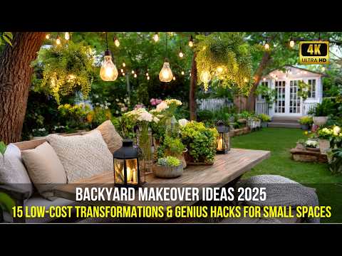 Backyard Makeover Ideas 2025: 15 Low Cost Transformations & Genius Hacks for Small Spaces