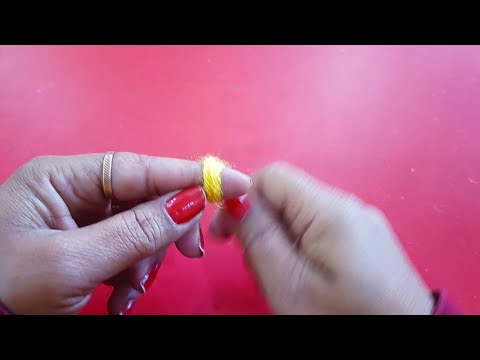 woolen flower making // sunit kala craft