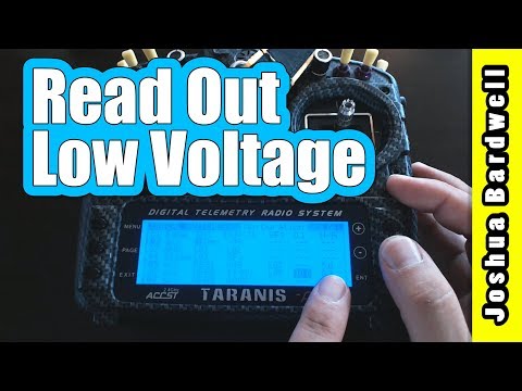 How to make your Taranis read out low voltage